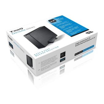 Boîtier Externe Disque Dur TooQ TQE-2527 - USB 3.0, SATA III, Pour Disques 2.5" Jusqu'à 9.5mm - Aluminium