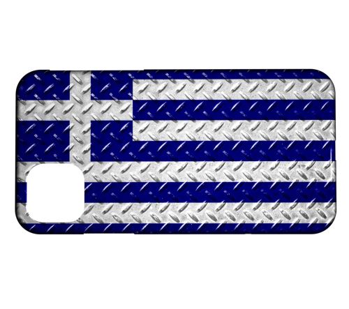 Coque rigide Compatible Pour iPhone 11 Pro Max Drapeau Grece 05