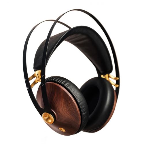 MEZE AUDIO - 99 Classics - Casque circum Aural Audiophile en Noyer Massif - Finition Noyer / Or