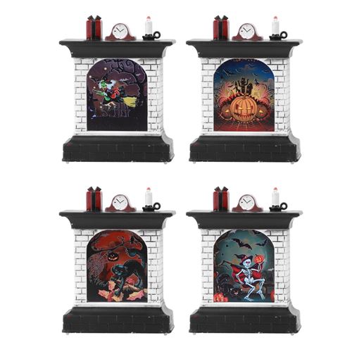 Lampe décorations pour Halloween 4 pièces Simulation en forme de pierre tombale