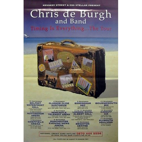 Chris De Burg - 100x150 cm - AFFICHE / POSTER