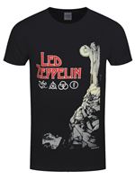 Led Zeppelin T-Shirt Hermit Homme Noir