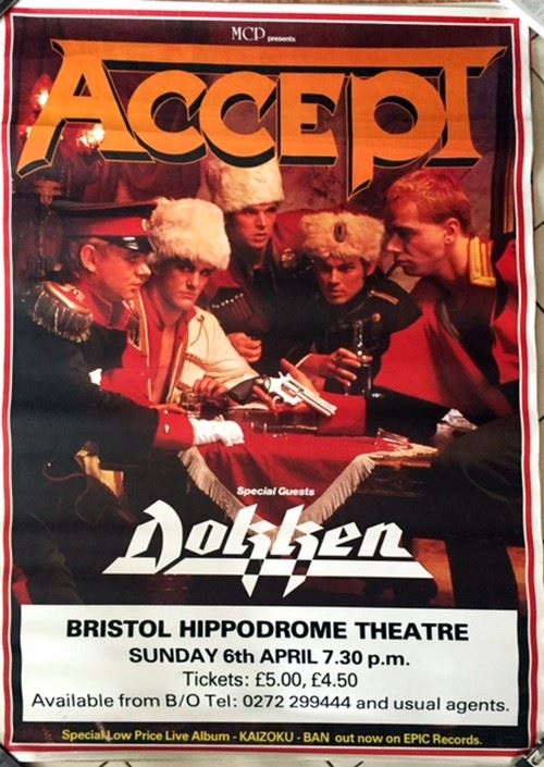 ACCEPT - 100x150 cm - AFFICHE / POSTER