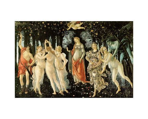 Puzzle 1000 Pièces : Botticelli Sandro - Le printemps, DToys
