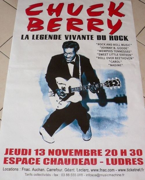 Chuck BERRY - 120x80 cm - AFFICHE / POSTER