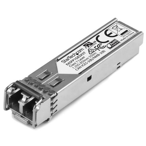 startech sfp a fibre optique gigabit - juniper ex-sfp-1ge-sx - 550 m noir