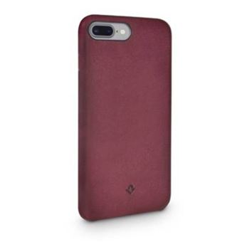 Coque en cuir MOOOV pour iPhone 7 Plus et 8 Plus Rouge - infinytech-reunion