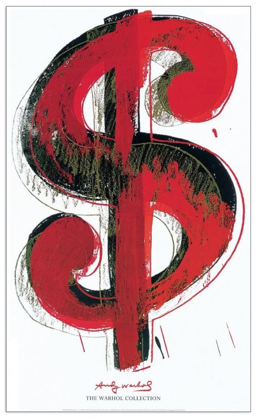 WARHOL - Dollar Sign, 1981 (Panneaux MDF 60x90 cm)
