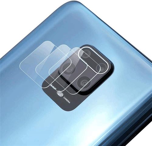 Advansia Lot de 3 Vitres protection d'ecran arriere en verre trempé pour XiaomiRedmi Note 9S