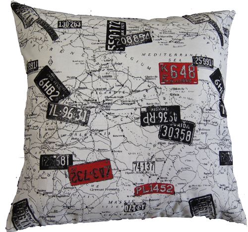 M.I.G. home 5000199902 Housse de coussin Multicolore Env. 38 x 38 cm