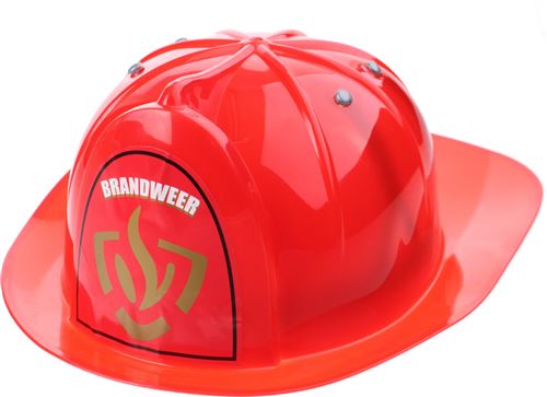 Johntoy casque de feu rouge 30 cm