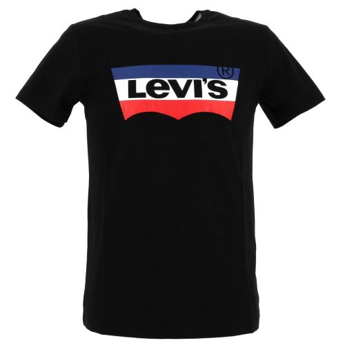Tee shirt manches courtes Levis Batflag noir mc tee jr Noir taille : 16ans réf : 18439