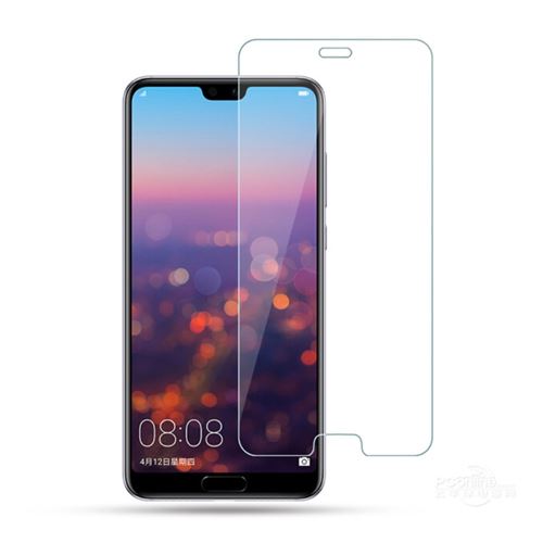 Protecteur en verre trempé transparent complet incurvé pour Huawei P20 Pro