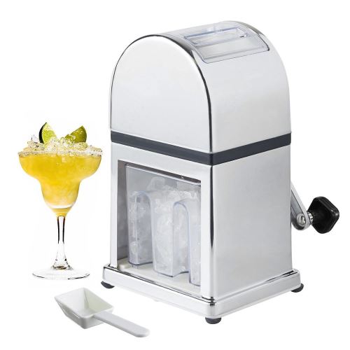 Todeco - Broyeur à Glace, Machine à Glace Pilée, Matériau: Métal plaqué chrome, Plastique