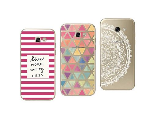 3 coques Compatibles Samsung Galaxy A5 2017 (A520) gel souple solide résistant Anti Choc avec Impression de qualité (Pack#3)