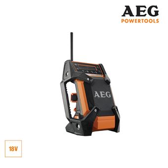 Radio de chantier AEG 12V-18V DAB+ USB sans batterie ni chargeur BR 1218C-0 - 1