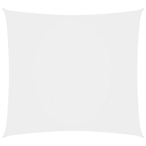 Voile de parasol Tissu Oxford rectangulaire 2x3,5 m Blanc