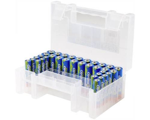 Jeu de piles Conrad energy LR6, LR03 34 pc(s) avec boîte