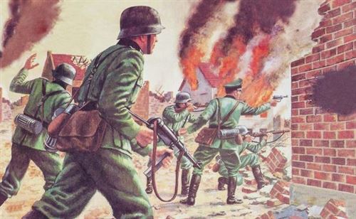 Wwii German Infantry - 1:76e - Airfix
