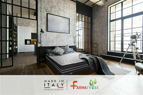 Farmarelax - Matelas double comfort - Hauteur 28 cm - Mousse à mémoire de forme 6 cm - Double Comfort - Orthopédique - Ergonomique - Enveloppant - Memo Biocomfort - 160x190 cm