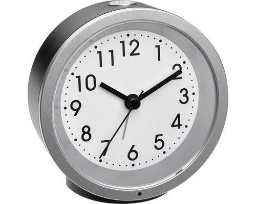TFA Dostmann 60.1034.01 &agrave; quartz R&eacute;veil noir Heures de r&eacute;veil 1