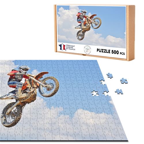 Puzzle classique 500 Pièces - Fabulous - Saut en Motocross (48 x 34 cm) -  Puzzle - Achat & prix