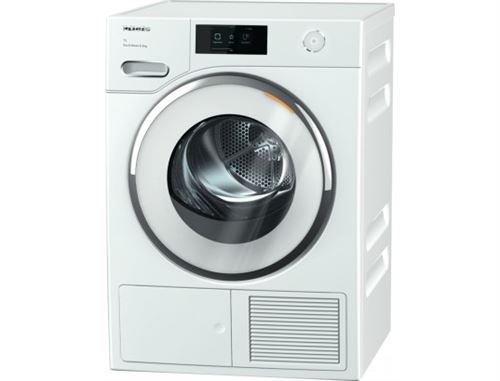 Miele T1 TWR780WP Eco&Steam&9kg White Edition - Sèche-linge - WiFi - largeur : 59.6 cm - profondeur : 64.3 cm - hauteur : 85 cm - chargement frontal - blanc lotus - État correct Miele sur Fnac