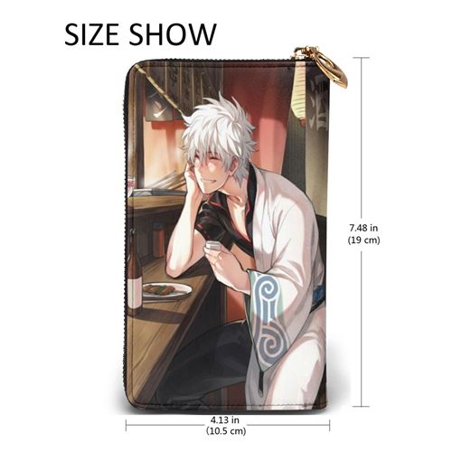 Portefeuille Cuir De Simulation Avance Impermeable Et Durable 19x10 5cm Multicolore Gintama Sakata Gintoki 298 Portefeuilles Achat Prix Fnac
