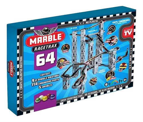 Marble Racetrax circuit à billes 64
