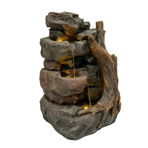 Monstershop Electric Water Feature - Willow Springs in Grey
