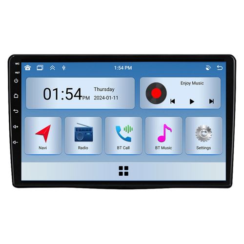 Autoradio RoverOne® Bluetooth CarPlay 2 Din 6Go RAM 128Go ROM pour Fiat 500L 2012-2017
