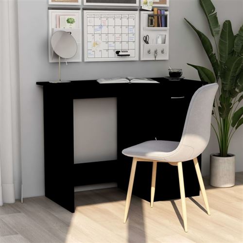 VIDAXL - Bureau - Noir - 100 x 50 x 76 cm - Image 2