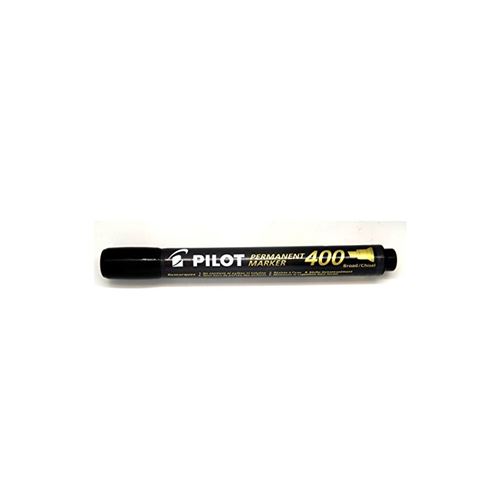 Pilot Marqueur Permanent 400, Pointe Biseautée, Noir