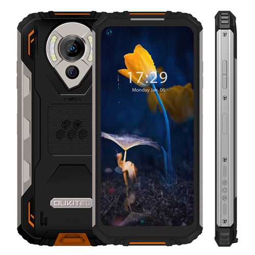 Smartphone Robuste OUKITEL WP16 128 Go 10600mAh Batterie 6,39'' GPS NFC - Orange