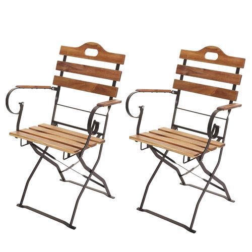 Mendler - Chaise de jardin - Acacia - 88 cm - Image 3