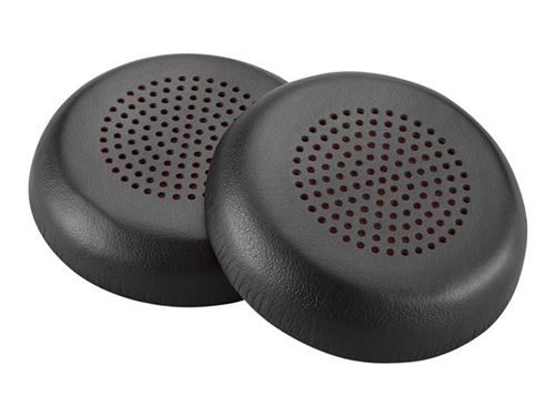 Poly - Coussinet pour casque sans fil - similicuir - pour Poly Savi 7210, 7220 Duo