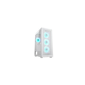 Boîtier PC Cougar AIRFACEPURE Pro Blanc - Mid-Tower ATX, 4 Ventilos ARGB, Façade Mesh, USB-C