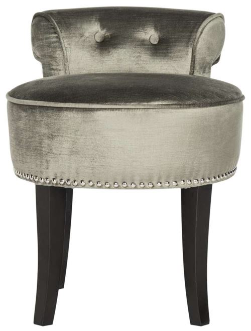  Lot de 1 chaise GENERIQUE H. 58 cm non pliable en bois interieur gris 