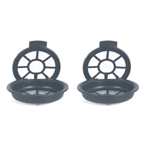 GENERIQUE - Capsules à café réutilisables - 6cm - Gris - Lot de 2 - Image 2