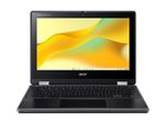 Acer Chromebook Spin 511 R756TN-TCO - Conception inclinable - Intel N-series - N100 / jusqu'à 3.4 GHz - Chrome OS - UHD Graphics - 4 Go RAM - 32 Go eMMC - 11.6" IPS écran tactile 1366 x 768 - Wi-Fi 6E - schiste noir - clavier : Suisse Allemand
