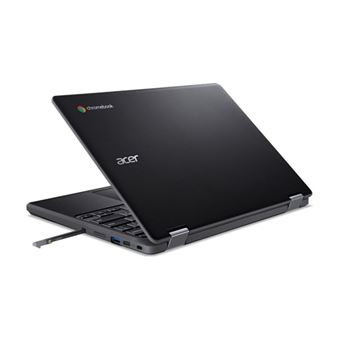 Acer Chromebook Spin 511 R756TN-TCO - Conception inclinable - Intel N-series - N100 / jusqu'à 3.4 GHz - Chrome OS - UHD Graphics - 4 Go RAM - 32 Go eMMC - 11.6" IPS écran tactile 1366 x 768 - Wi-Fi 6E - schiste noir - clavier : Suisse Allemand