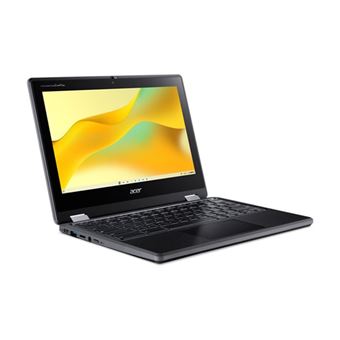 Acer Chromebook Spin 511 R756TN-TCO - Conception inclinable - Intel N-series - N100 / jusqu'à 3.4 GHz - Chrome OS - UHD Graphics - 4 Go RAM - 32 Go eMMC - 11.6" IPS écran tactile 1366 x 768 - Wi-Fi 6E - schiste noir - clavier : Suisse Allemand