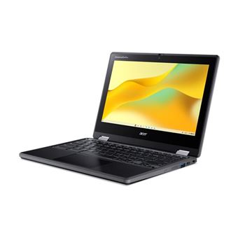 Acer Chromebook Spin 511 R756TN-TCO - Conception inclinable - Intel N-series - N100 / jusqu'à 3.4 GHz - Chrome OS - UHD Graphics - 4 Go RAM - 32 Go eMMC - 11.6" IPS écran tactile 1366 x 768 - Wi-Fi 6E - schiste noir - clavier : Suisse Allemand