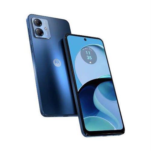 Smartphone Motorola moto g14 bleu 6.5 pouces RAM 4 Go stockage 128 Go