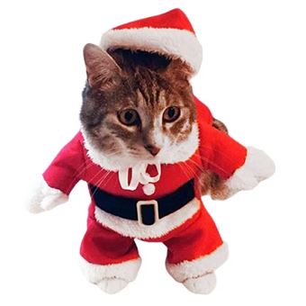 Costume de Noel pour petit chien et chat deguisement vetement
