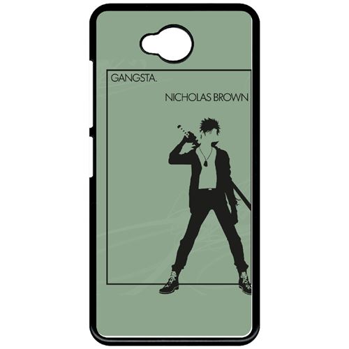Coque My-Kase pour Lumia 650 - nicholas brown gangsta - Plastique Noir