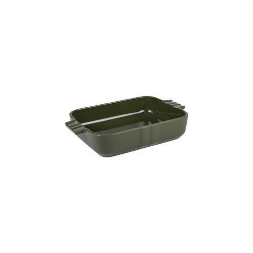 Non Communiqué Vert Plat Kaki Lourmarin 23X16 Cm - Table Passion - Grès