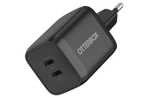 Chargeur mural Otterbox pour Smartphone tablettes et ordinateur portable 65 W GaN Noir