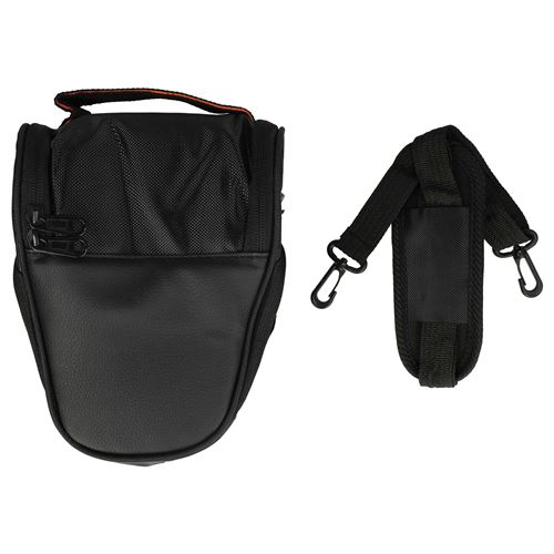 Vhbw Pochette en tissu synthétique noir pour Samsung NX3000, NX300M, NX3300, NX500