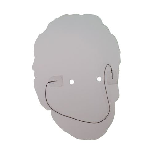Masque en carton 2D BRAQUEUR - S&eacute;ries - Taille A4